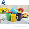 Best selling colorful coffee custom mug with handle